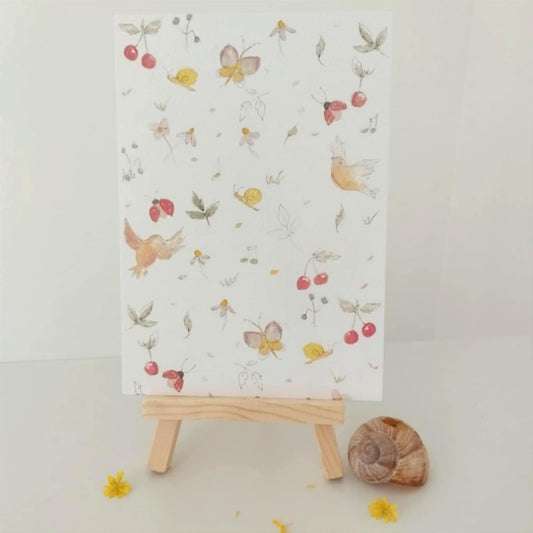 Carte postale / affiche décorative "Notes de musique"