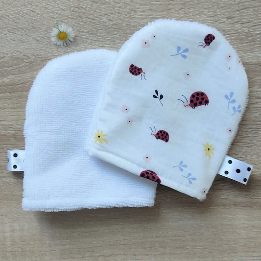 Gants de toilette
